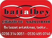 Nazilli Battalbey Çiğköfte - Sipariş Tel: 0256 314 0051 - 0530 495 0746